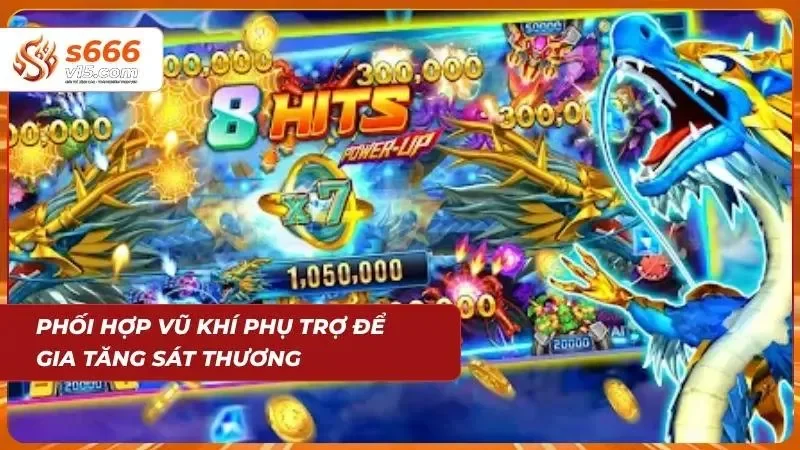 Bắn Cá Long Vương – Game Săn Rồng Biển Đổi Thưởng Hấp Dẫn 7 Người chơi cần biết cách phối hợp các vũ khí phụ trợ giúp gia tăng khả năng săn cá