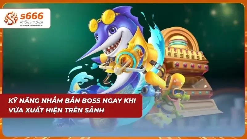 Cược thủ kết hợp tính năng khóa mục tiêu để nhả đạn tầm xa dồn dập vào Rồng Vàng